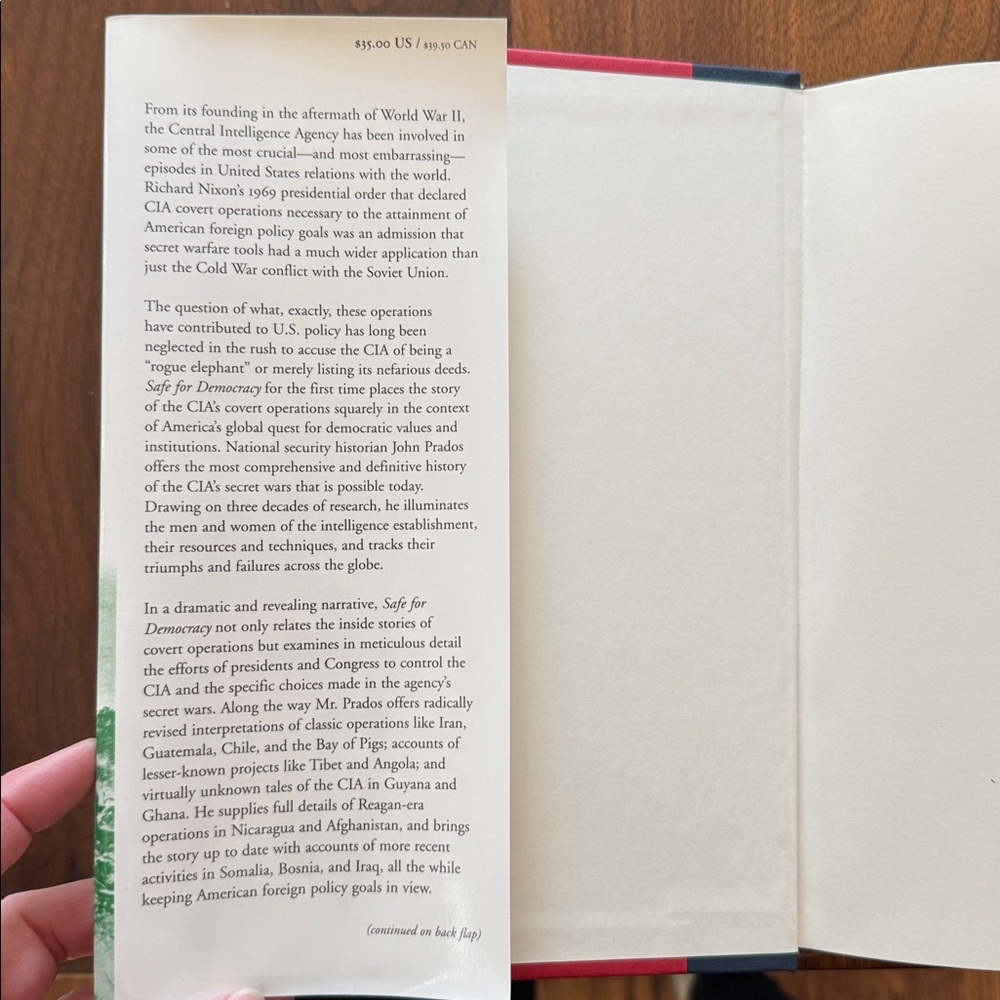 Safe for Democracy Book by John Prados - Picture 2 of 3